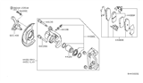 Diagram for Nissan Maxima Brake Pad Set - D4060-9N00B