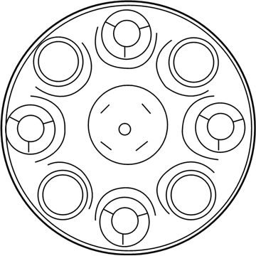 Nissan 40342-1PG0A Wheel Center Cap