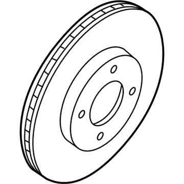 Nissan 40206-6LE0A Rotor-Disc Brake,Front