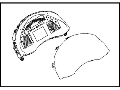 Nissan Leaf Tachometer - 24810-3NA0A