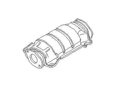 Nissan 20802-D2287 Three Way Catalytic Converter With Shelter