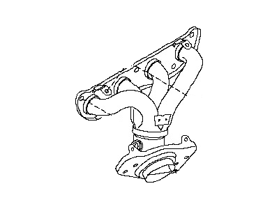 Nissan 14002-ET00A Exhaust Manifold Assembly