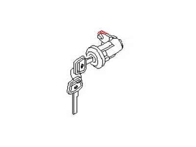 Nissan Altima Trunk Lock Cylinder - 84660-0E725