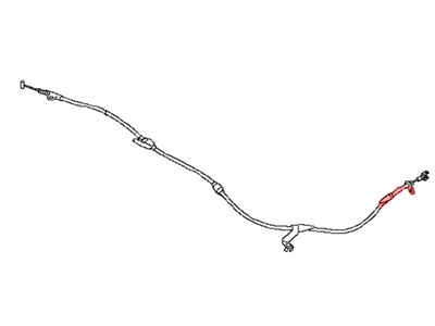 2010 Nissan GT-R Parking Brake Cable - 36530-JF00A