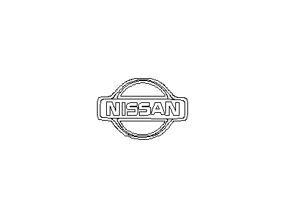 Nissan 62890-3VA0A Front Emblem