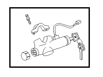 Nissan Sentra Ignition Lock Cylinder - D8700-6J026