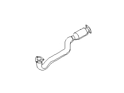 Nissan 20010-40P05 Exhaust Tube Assembly Front W/Catalyzer Left