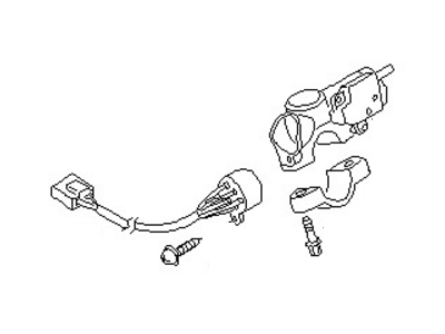 Nissan D8700-6J000 Lock Set-Steering