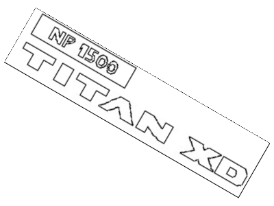 Nissan Titan Emblem - 80892-EZ00A