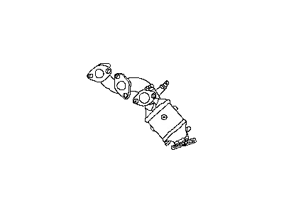 Nissan 14002-9S200 Exhaust Manifold With Catalytic Converter Passenger Side