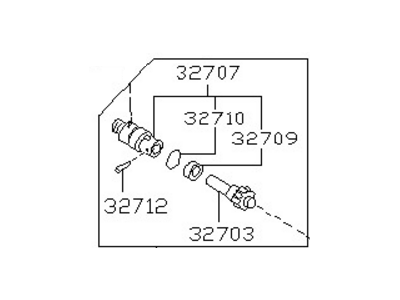 Nissan Hardbody Pickup (D21) Speed Sensor - 32702-01G17