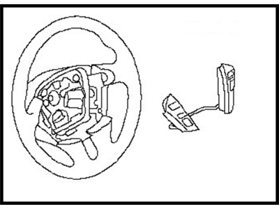 2013 Nissan Murano Steering Wheel - 48430-1AA4A