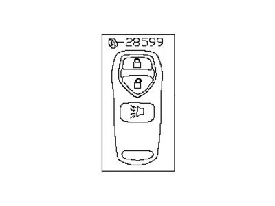 Nissan Versa Car Key - 28268-3AA0C