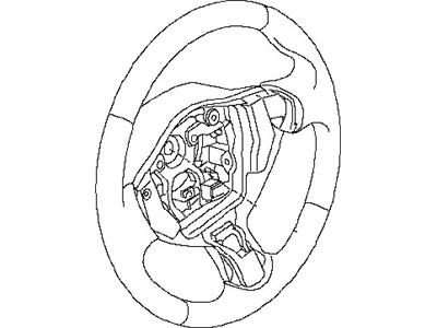 Nissan 48430-9HS7C Steering Wheel Assembly Without Pad