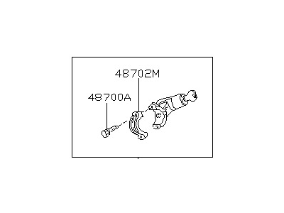 Nissan Altima Ignition Lock Assembly - 48700-1E527