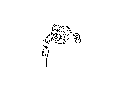 Nissan Juke Door Lock Cylinder - H0601-1KA0A