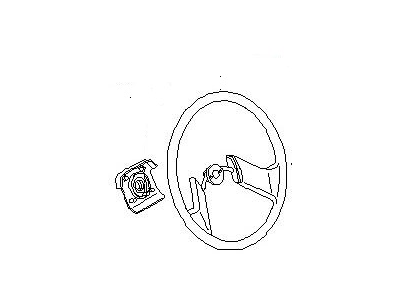 Nissan 48430-12G03 Steering Wheel Assembly W/O Pad