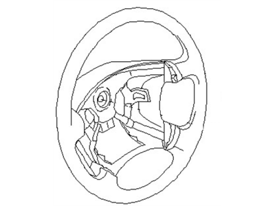 2006 Nissan Altima Steering Wheel - 48430-ZB703