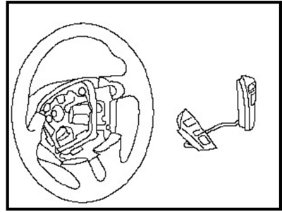 2015 Nissan Quest Steering Wheel - 48430-1JA2A