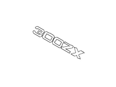 Nissan 300ZX Emblem - 99099-21P10