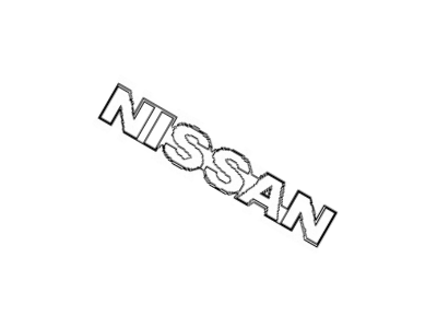 Nissan 62889-6CA0A Radiator Grille Emblem