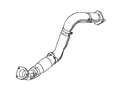 Nissan 20010-ET000 Exhaust Tube Assembly, Front