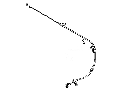 Nissan 36531-7S000 Cable Assy-Brake,Rear LH