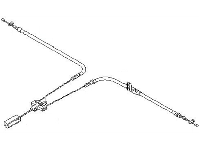Nissan 36400-N8502 Cable Rear