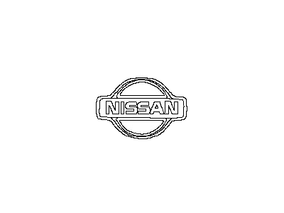 Nissan Emblem - 62890-6MD0A
