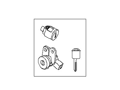 Nissan 370Z Ignition Lock Cylinder - 99810-1EA5A