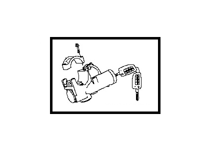 2017 Nissan Rogue Ignition Lock Assembly - D8700-4BA1A