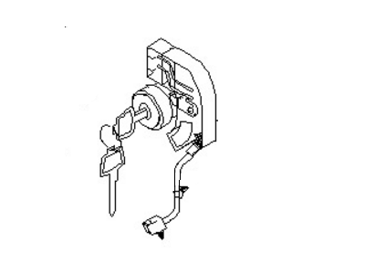 Nissan Maxima Door Lock Cylinder - 80601-40U26