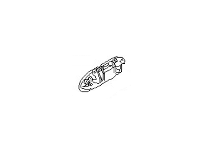 Nissan 80606-35F04 Front Door Outside Handle Assembly, Right