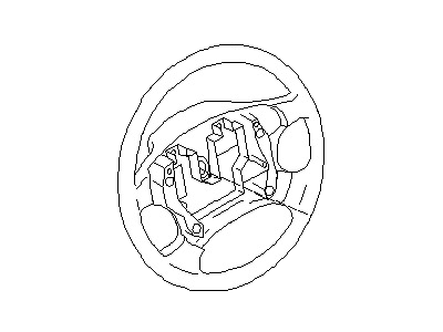Nissan 48430-9Z010 Steering Wheel Assembly W/O Pad