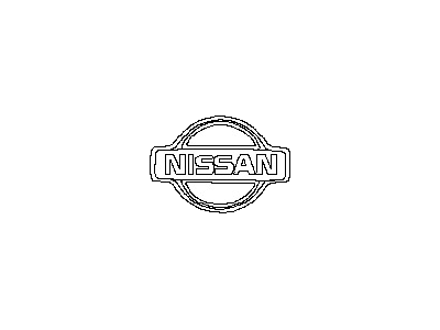 Nissan 62890-6FL0A Front Radiator Grille Emblem