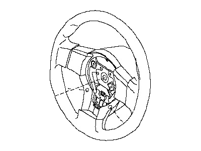 Nissan 48430-CF61B Steering Wheel Assembly Without Pad