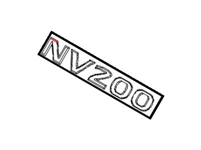 2020 Nissan NV Emblem - 90895-JX50A