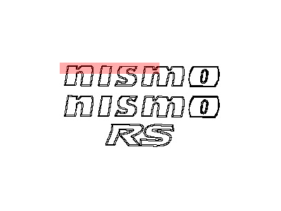 Nissan Versa Emblem - 90893-1HJ0A