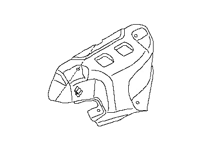 2011 Nissan Cube Exhaust Heat Shield - 16590-ZJ60A