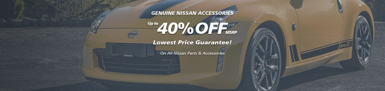 Genuine Nissan accessories, Guaranteed low prices