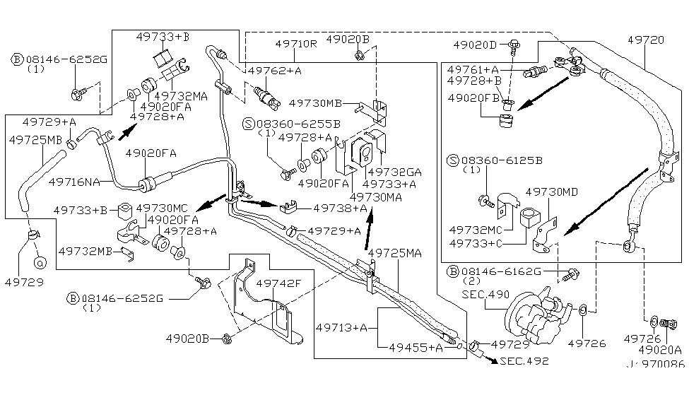 497102Y900 Genuine Nissan Parts