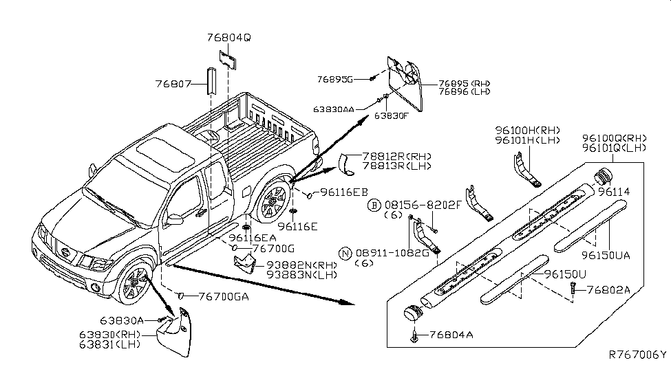 Nissan Frontier Parts Diagram