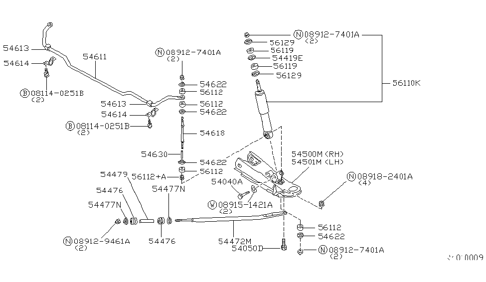 546147B400 Genuine Nissan Parts