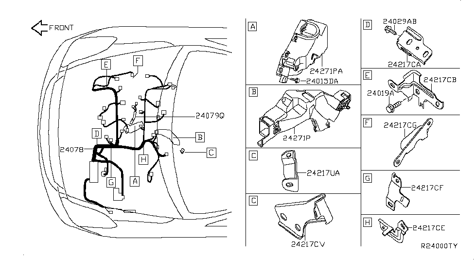 24011-JA11A-|-Genuine-Nissan-#24011JA11A-HARNESS-ASSY-EGI