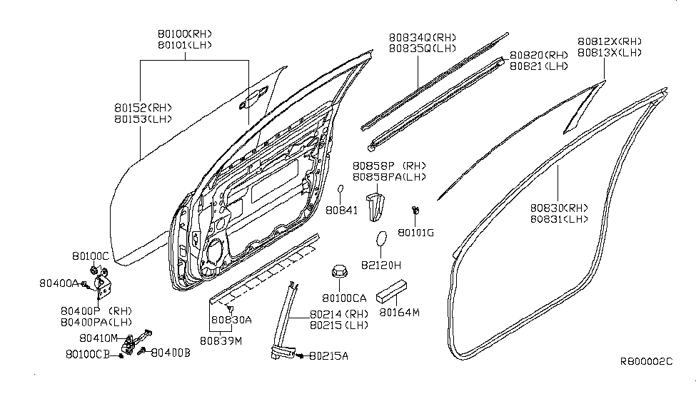 2008 Nissan Altima Part Diagram