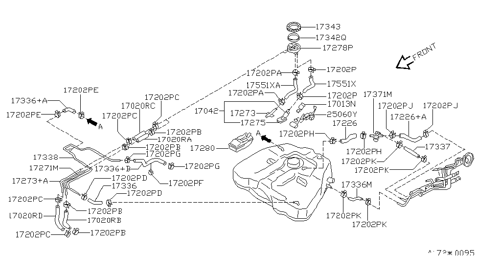 25060-9E003-|-Genuine-Nissan-#250609E003-SENDER-UNIT-FUEL-...