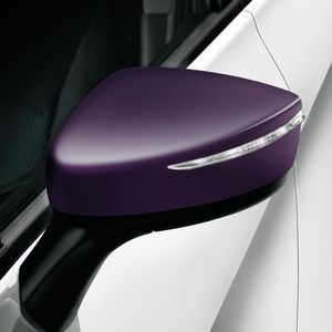 Nissan Side Mirror Caps with turn signal Black Purple 999L2-440BP
