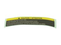 Nissan 21599-7991A Label-Caution,Motor Fan