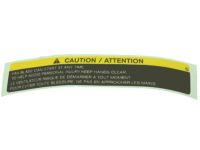 Nissan 99053-JA20A Label-Oil Caution