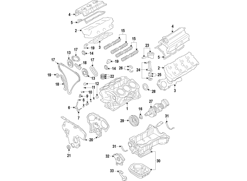 Nissan 10103-9HP0B Engine Assy-Short